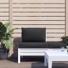 Coussins de palette lot de 2 noir tissu oxford 559099559099