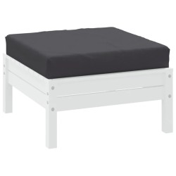 Coussin de palette anthracite 60x60x6 cm tissu oxford 559101559101