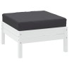 Coussin de palette anthracite 60x60x6 cm tissu oxford 559101559101
