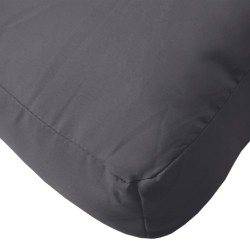 Coussin de palette anthracite 60x60x6 cm tissu oxford 559101559101