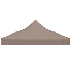 Toit de tente de réception 6x3 m Taupe 270 g/m² 559102559102