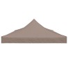 Toit de tente de réception 6x3 m Taupe 270 g/m² 559102559102