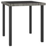 Table à dîner de jardin Gris 70x70x73 cm Résine tressée 559104559104