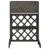 Jardinière à treillis de jardin Gris 45x30x74 cm Bois de sapin 559105559105