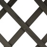 Jardinière à treillis de jardin Gris 45x30x74 cm Bois de sapin 559105559105