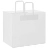 Sacs en papier 50 pcs avec poignées blanc 32x22x28 cm 559108559108