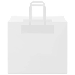 Sacs en papier 50 pcs avec poignées blanc 32x22x28 cm 559108559108