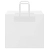 Sacs en papier 50 pcs avec poignées blanc 32x22x28 cm 559108559108