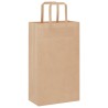 Sacs en papier 50 pcs avec poignées marron 21x11x36 cm 559116559116