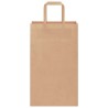 Sacs en papier 50 pcs avec poignées marron 21x11x36 cm 559116559116