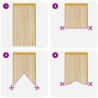Rideaux à fils 2 pcs or 140x250 cm 559123559123