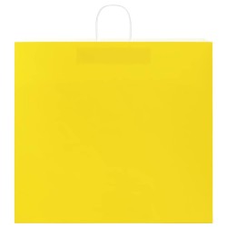 Sacs en papier 50 pcs avec poignées jaune 54x15x49 cm 559135559135