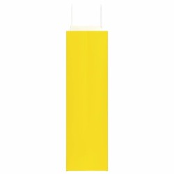 Sacs en papier 50 pcs avec poignées jaune 54x15x49 cm 559135559135