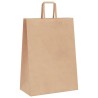 Sacs en papier 250 pcs avec poignées marron 32x17x44 cm 559137559137