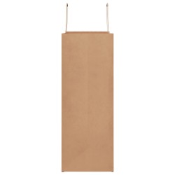 Sacs en papier 250 pcs avec poignées marron 32x17x44 cm 559137559137