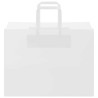 Sacs en papier 50 pcs avec poignées blanc 32x17x25 cm 559150559150