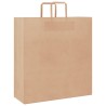 Sacs en papier 250 pcs avec poignées marron 45x17x48 cm 559159559159