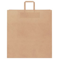 Sacs en papier 250 pcs avec poignées marron 45x17x48 cm 559159559159