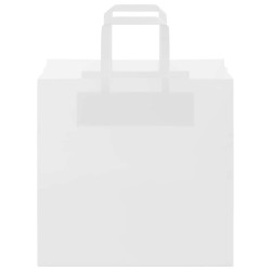 Sacs en papier 50 pcs avec poignées blanc 26x17x25 cm 559162559162