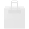 Sacs en papier 50 pcs avec poignées blanc 26x17x25 cm 559162559162