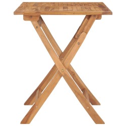 Table à dîner pliable de jardin 90x60x75 cm Bois de teck solide 559183559183