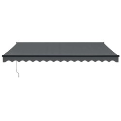 Auvent rétractable automatique anthracite 4,5x3 m 559188559188