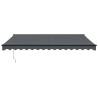 Auvent rétractable automatique anthracite 4,5x3 m 559188559188