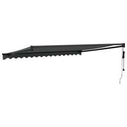 Auvent rétractable automatique anthracite 4,5x3 m 559188559188