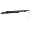 Auvent rétractable automatique anthracite 4,5x3 m 559188559188