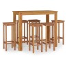 Ensemble de bar de jardin 7 pcs bois d'acacia solide 559190559190