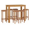 Ensemble de bar de jardin 7 pcs bois d'acacia solide 559190559190