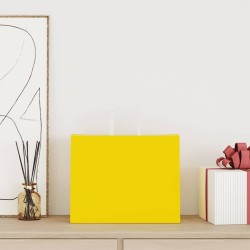 Sacs en papier 250 pcs avec poignées jaune 32x22x24 cm 559204559204