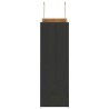 Sacs en papier 250 pcs avec poignées noir 26x12x35 cm 559208559208