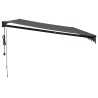 Auvent rétractable automatique anthracite 5x3 m 559209559209