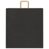 Sacs en papier 250 pcs avec poignées noir 45x17x48 cm 559211559211