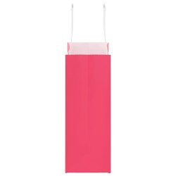 Sacs en papier 50 pcs avec poignées rose 18x8x22 cm 559213559213