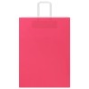 Sacs en papier 50 pcs avec poignées rose 32x17x44 cm 559215559215