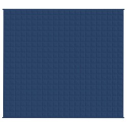Couverture lestée Bleu 200x220 cm 13 kg Tissu 559218559218