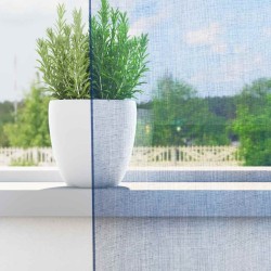 Rideaux en voile avec passe-tringles 2 pcs bleu royal 559222559222