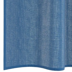Rideaux en voile avec passe-tringles 2 pcs bleu royal 559222559222