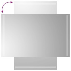 Miroir de salle de bain à LED 50x80 cm 559226559226