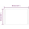 Miroir de salle de bain à LED 50x80 cm 559226559226
