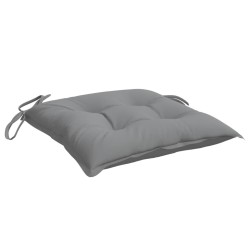 Coussins de chaise lot de 4 gris 50x50x7 cm tissu oxford 559229559229