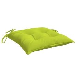 Coussins de chaise lot de 6 vert brillant 40x40x7 cm 559233559233