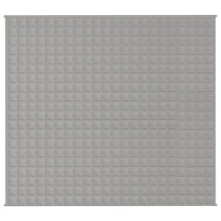 Couverture lestée Gris 200x220 cm 13 kg Tissu 559245559245