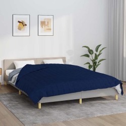 Couverture lestée Bleu 200x220 cm 9 kg Tissu 559246559246