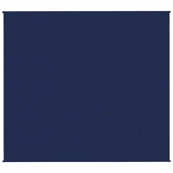 Couverture lestée Bleu 200x220 cm 9 kg Tissu 559246559246