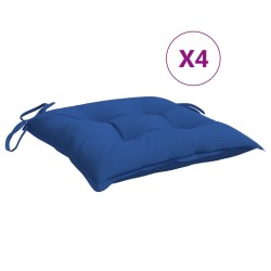 Coussins de chaise lot de 4 bleu 40x40x7 cm tissu oxford 559249559249