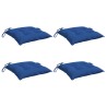 Coussins de chaise lot de 4 bleu 40x40x7 cm tissu oxford 559249559249