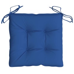 Coussins de chaise lot de 4 bleu 40x40x7 cm tissu oxford 559249559249